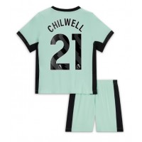 Maglie da calcio Chelsea Ben Chilwell #21 Terza Maglia Bambino 2023-24 Manica Corta (+ Pantaloni corti)